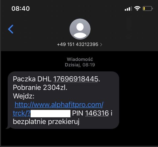 oszustwo SMS