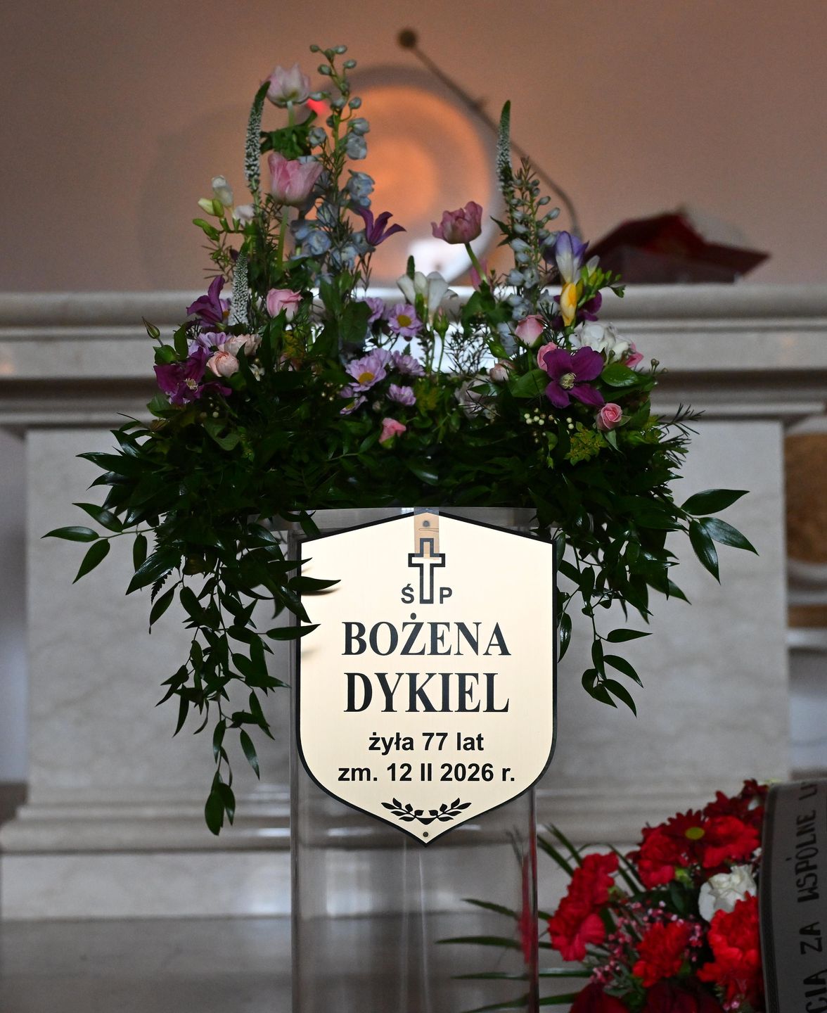Pogrzeb Bożeny Dykiel 