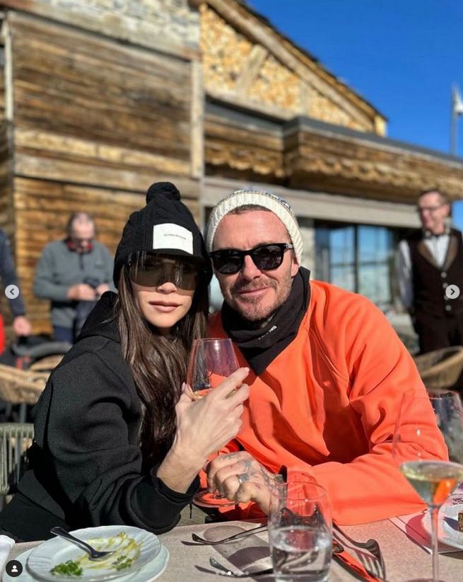 Victoria i David Beckhamowie