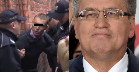 Podbiegł do Komorowskiego z reklamówką. Został skazany na 1,5 roku więzienia!