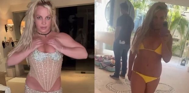 Eksponująca ciało Britney Spears walczy o uwagę fanów, pokazując OBOLAŁĄ stopę (FOTO)