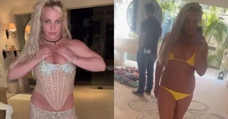 Eksponująca ciało Britney Spears walczy o uwagę fanów, pokazując OBOLAŁĄ stopę (FOTO)