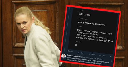 Nie miała 10 zł, dostała uwagę. Minister poprosiła o adres