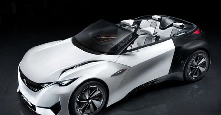 Peugeot Fractal (2015) - nowy koncepcyjny kabriolet z Francji