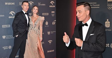 Gala Mistrzów Sportu 2024. Jerzy Mielewski i jego żona OLŚNIEWAJĄ elegancją. Ładna z nich para? (ZDJĘCIA)