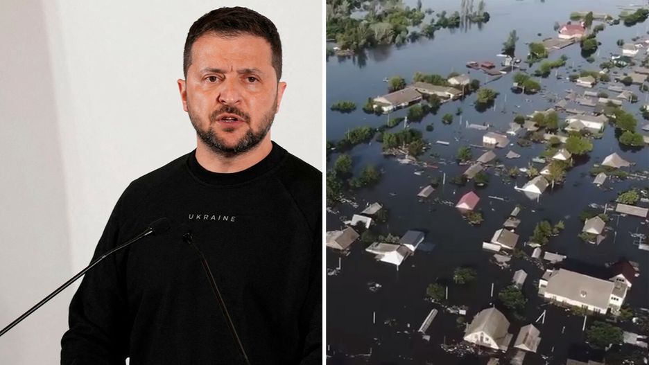 Słowa Zełenskiego łamią serce. "Z dachów widzą przepływające ciała"