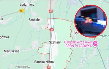 Czołowe zderzenie na Zakopiance. Droga jest zablokowana