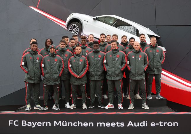 Piłkarze Bayernu Monachium już wcześniej mieli możliwość poznania Audi e-trona