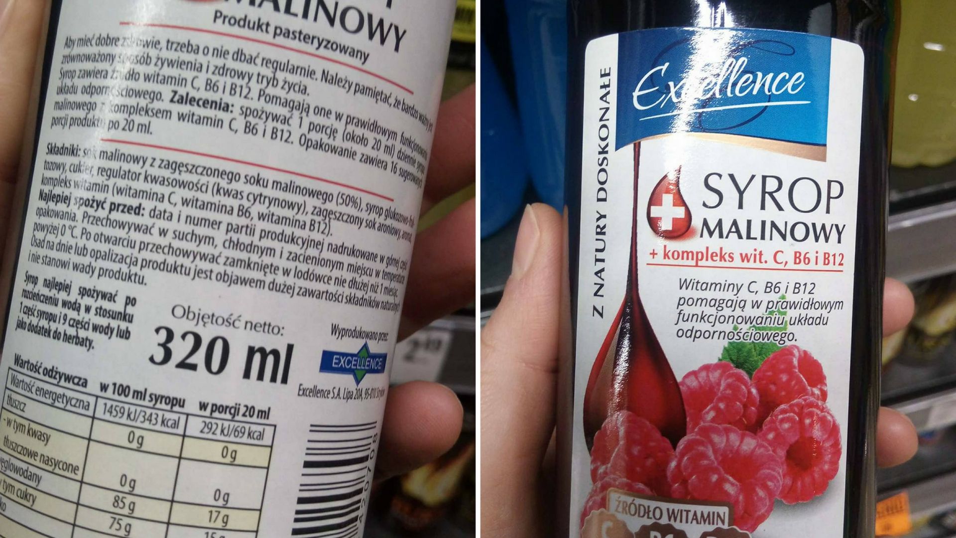 Syrop Excellence ma najlepszy skład w zestawieniu