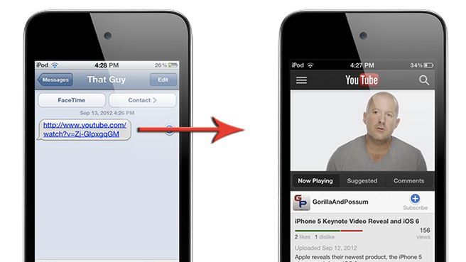 Otwieranie linków YouTube'a w nowej aplikacji od Google'a 1
