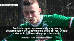 Polskiemu piłkarzowi się upiekło. Lukowicz nie został ukarany za nazistowski gest na boisku