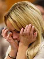 Lindsay Lohan po ogłoszeniu wyroku wybuchła płaczem