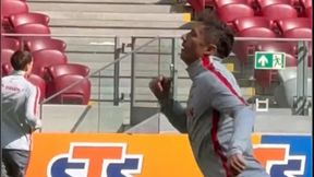 Zabawne zachowanie Lewandowskiego. Wiadomo, kogo naśladował