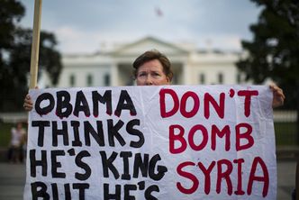 Interwencja w Syrii. W USA protestują