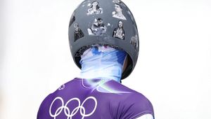 Wizerunek jej syna był na zakazanym kasku. Zabrała głos po decyzji MKOl