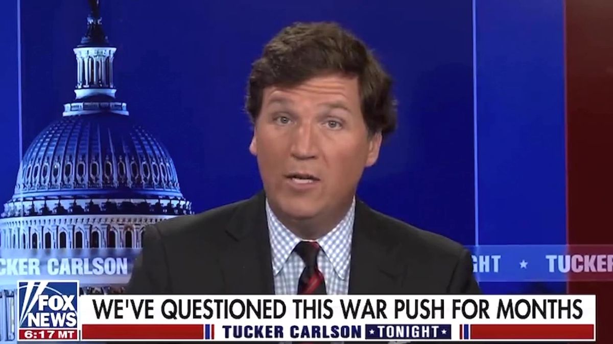 W swoim programie w Fox News Tucker Carlson zastanawiał się m.in. czemu Amerykanie mają być po stronie Ukrainy, a nie Rosji