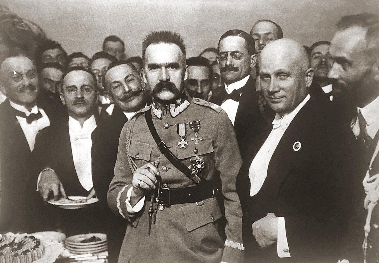Marszałek Józef Piłsudski w hotelu Bristol, rok 1923 