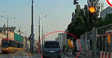Koszmarny wypadek w Łodzi. Mogło dojść do tragedii