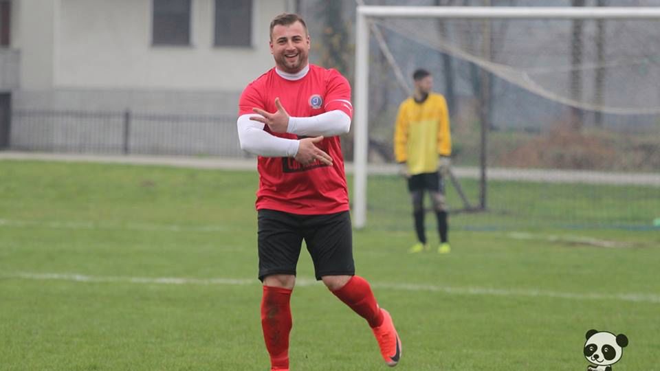 Facebook / Sokół Maszkienice / Facebook / Na zdjęciu: Dawid Curyło