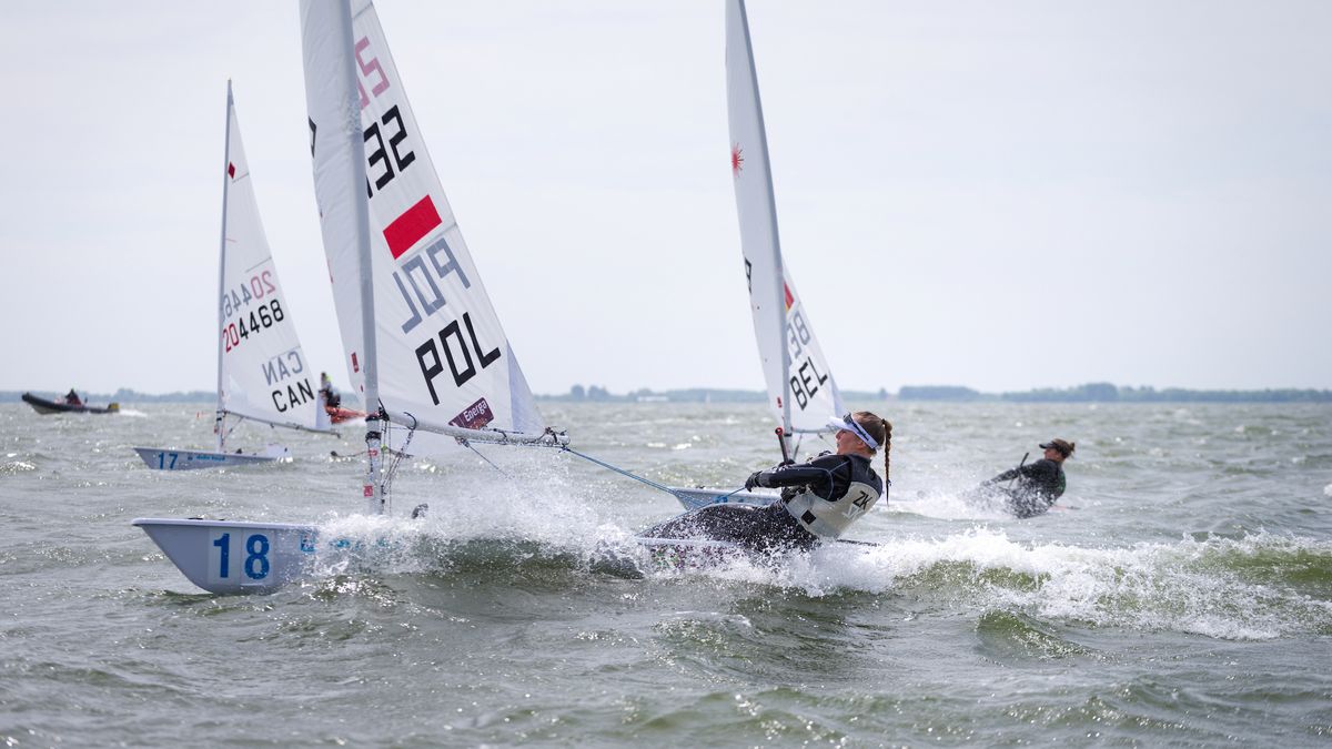 Materiały prasowe / Klaas Wiersma Media / Delta Lloyd Regatta / Na zdjęciu: Agata Barwińska w olimpijskiej klasie Laser Radial