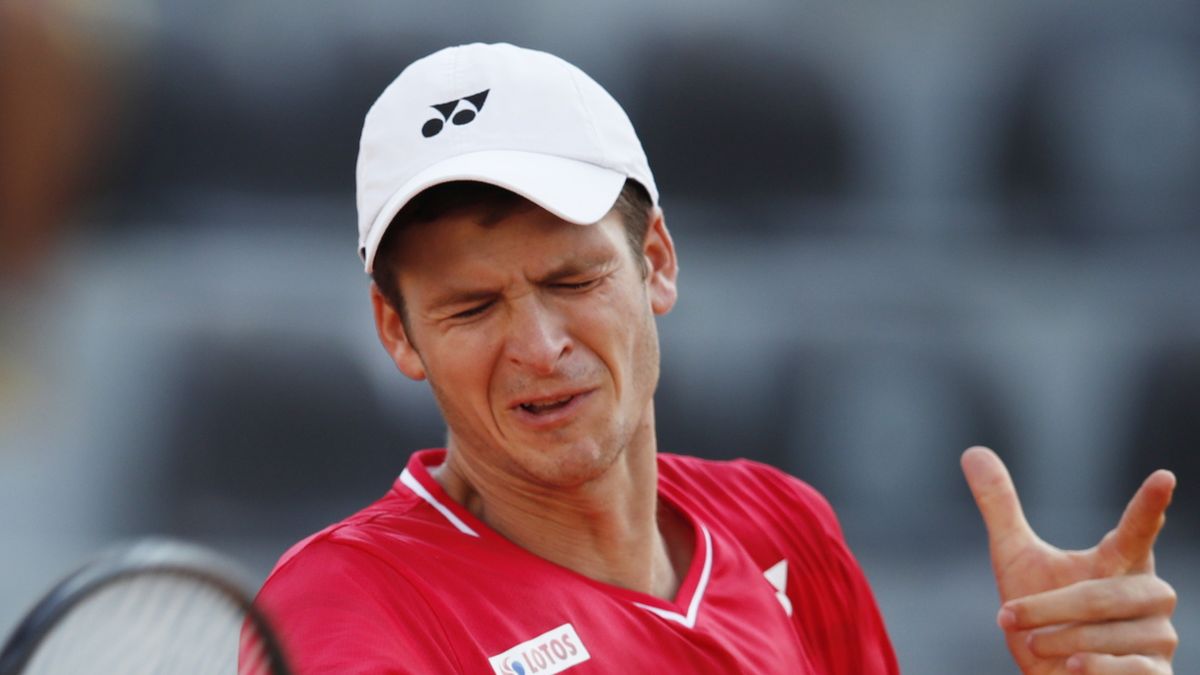 PAP/EPA / Clive Brunskill / Na zdjęciu: Hubert Hurkacz