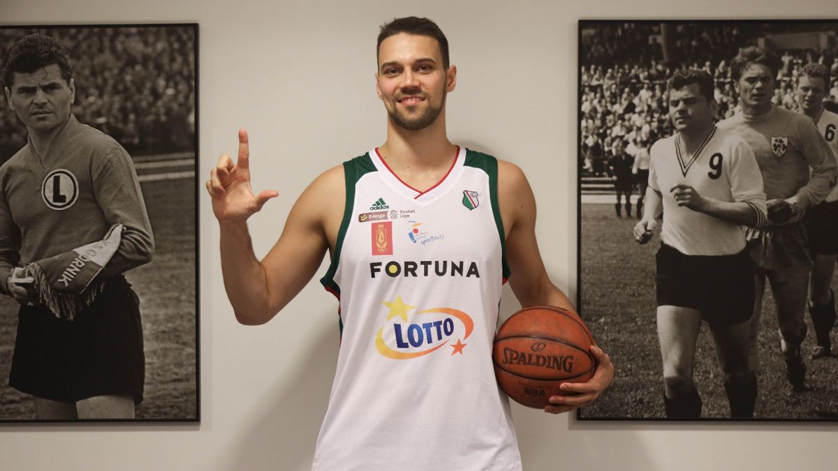 na zdjęciu: Grzegorz Kulka, nowy koszykarz Legii