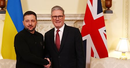 Zełenski w Londynie. Padły pierwsze słowa