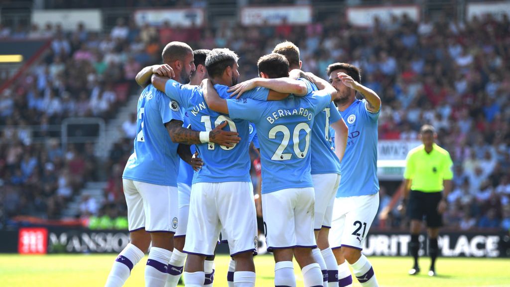 Getty Images / Shaun Botterill / Na zdjęciu: piłkarze Manchesteru City