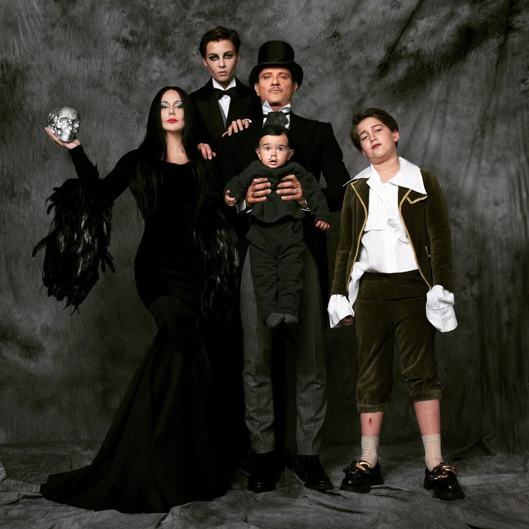 Małgorzata Rozenek z rodziną - Halloween 2021