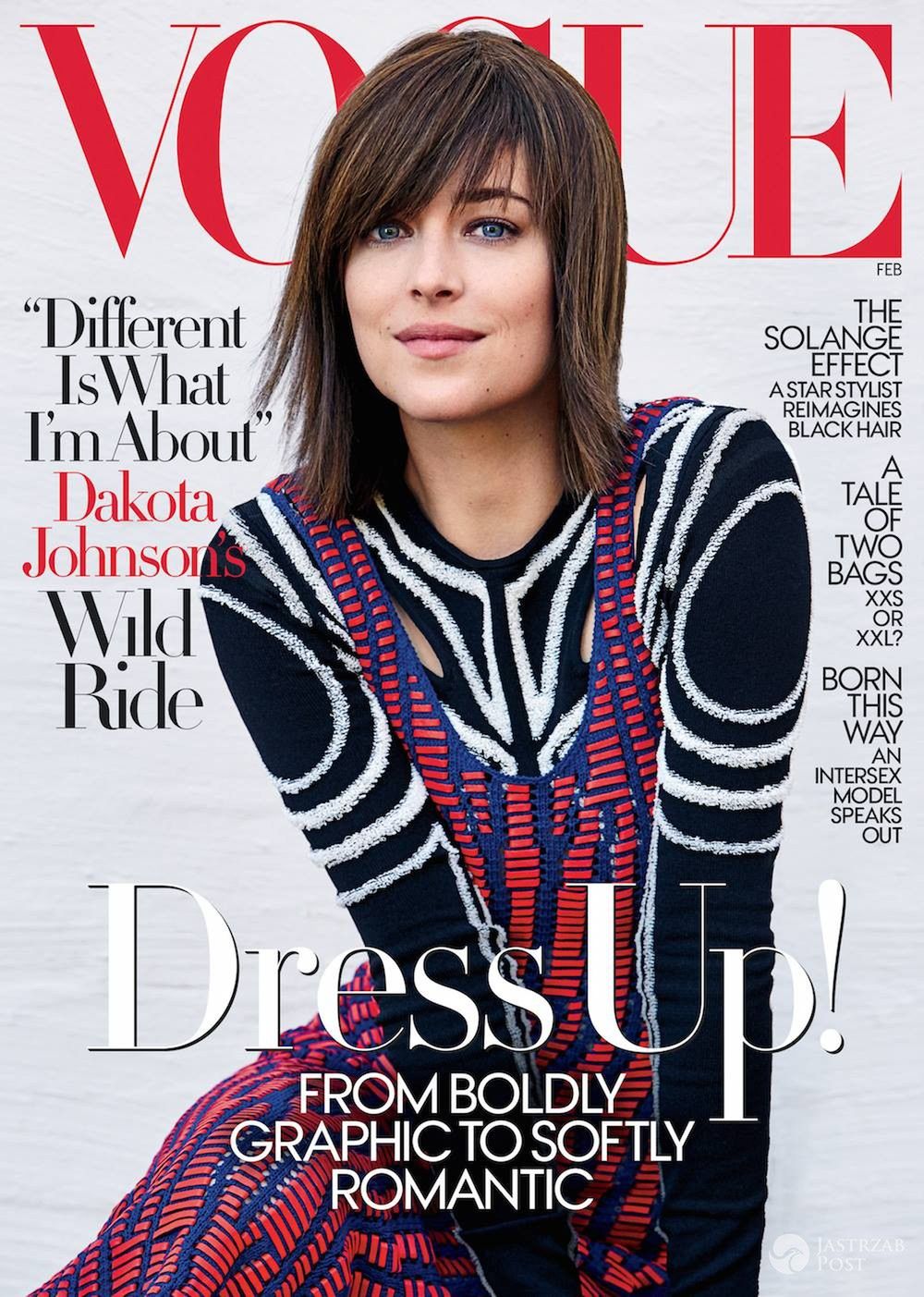 Dakota Johnson na okładce lutowego Vogue