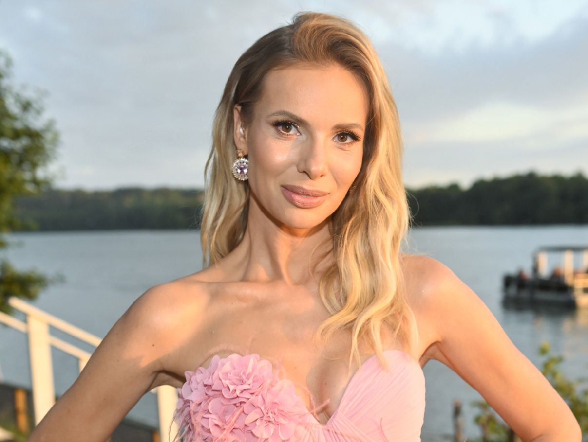 Izabela Janachowska na festiwalu Polsatu w Mrągowie