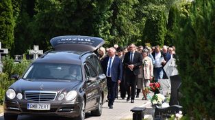 Pogrzeb wiceburmistrza Nowego Stawu. Tłum odprowadził Macieja Prądzyńskiego w ostatniej drodze