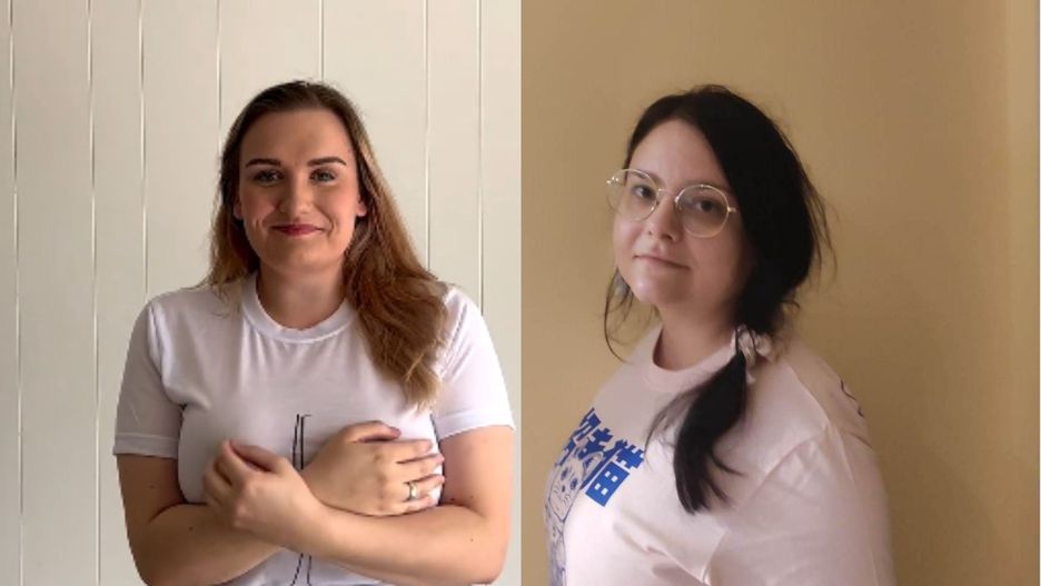 Natalia (z lewej) i Anna zdecydowały się na zabieg redukcji biustu