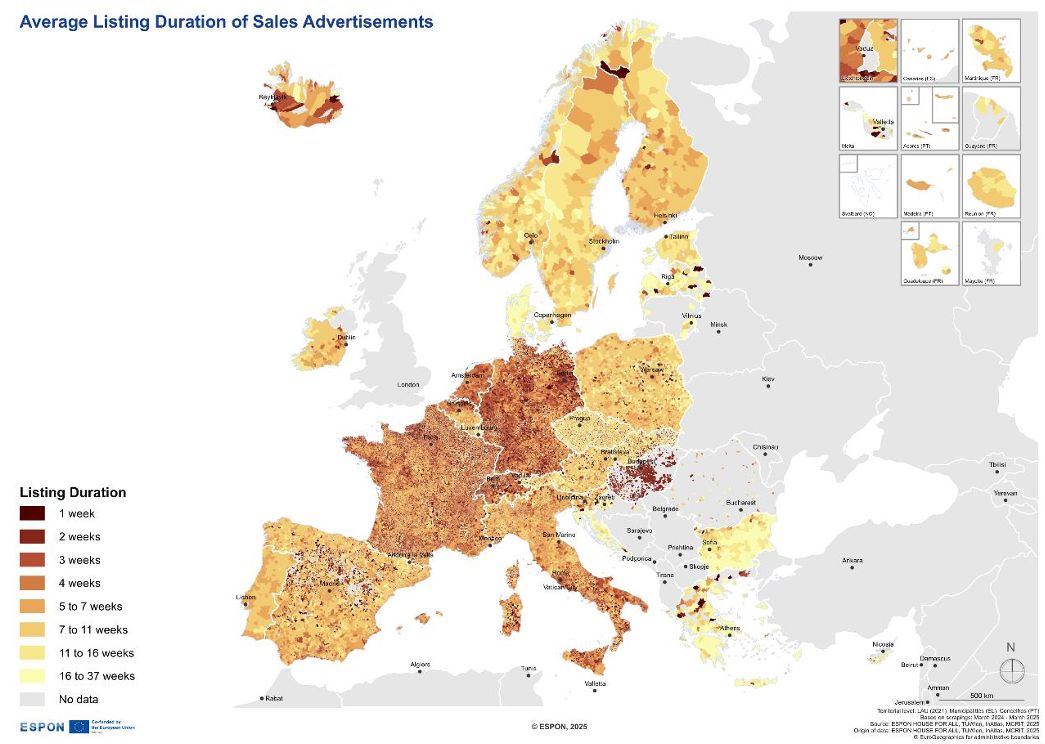 Średni czas aktualności ofert sprzedaży mieszkań w Polsce jest 