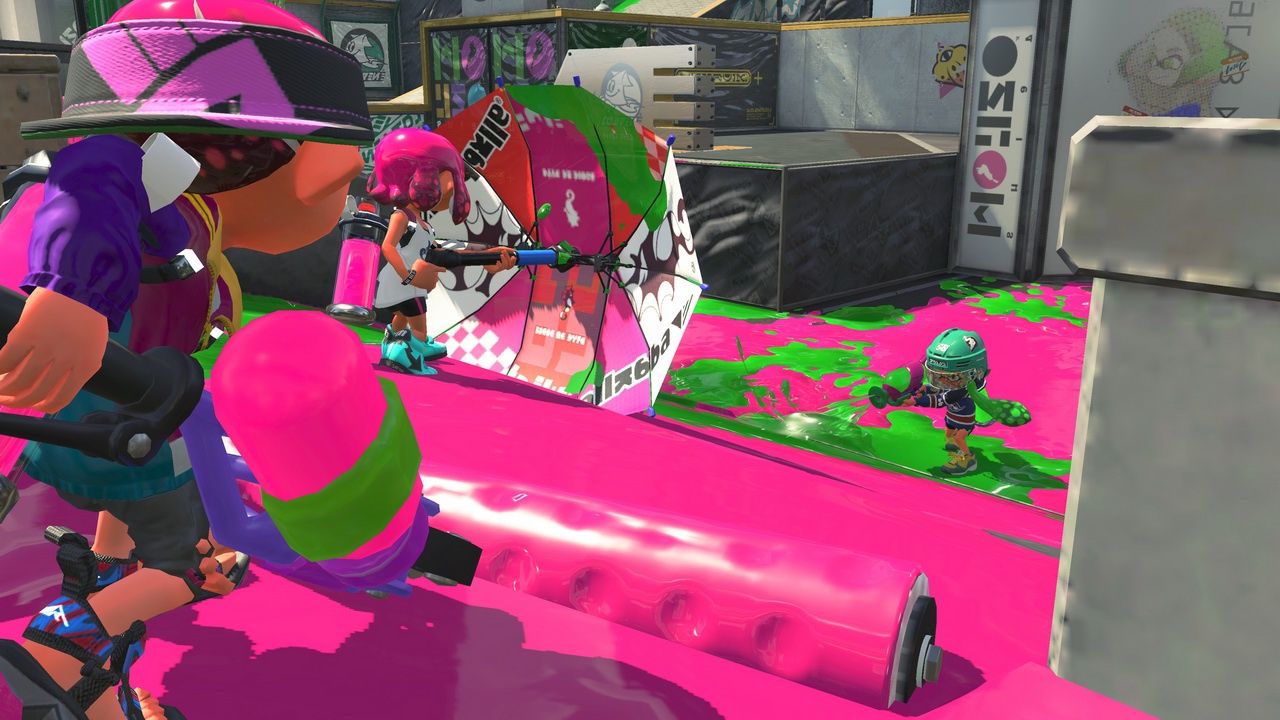 Splatoon 2 - nowy rodzaj broni - parasolki