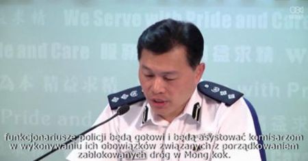Policja zamierza uporządkować miejsce protestów