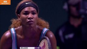 Williams - Halep: Efektowne i kluczowe przełamanie Sereny