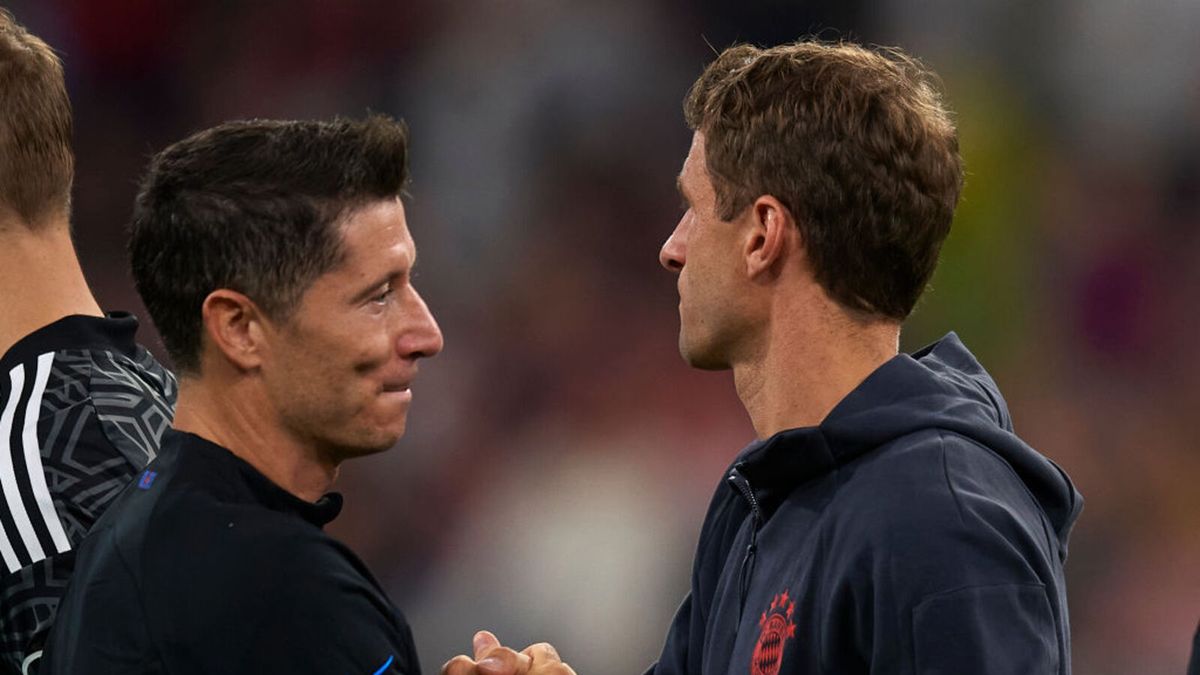 Getty Images / Jose Breton / Robert Lewandowski i Thomas Mueller