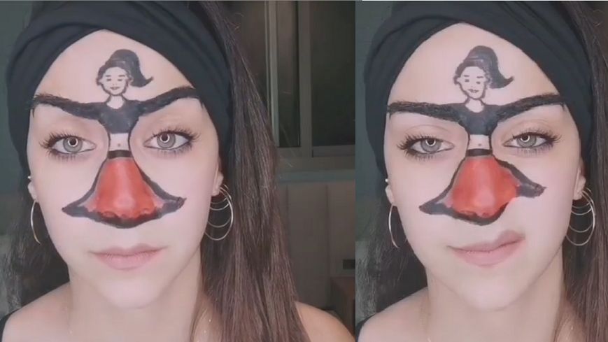 Jessika umie tańczyć twarzą