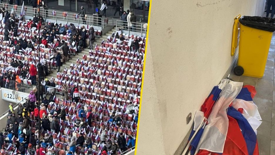 Fiasko imprezy Putina. "Puste sektory, ludzie wychodzili, bo skończyły się hot dogi"