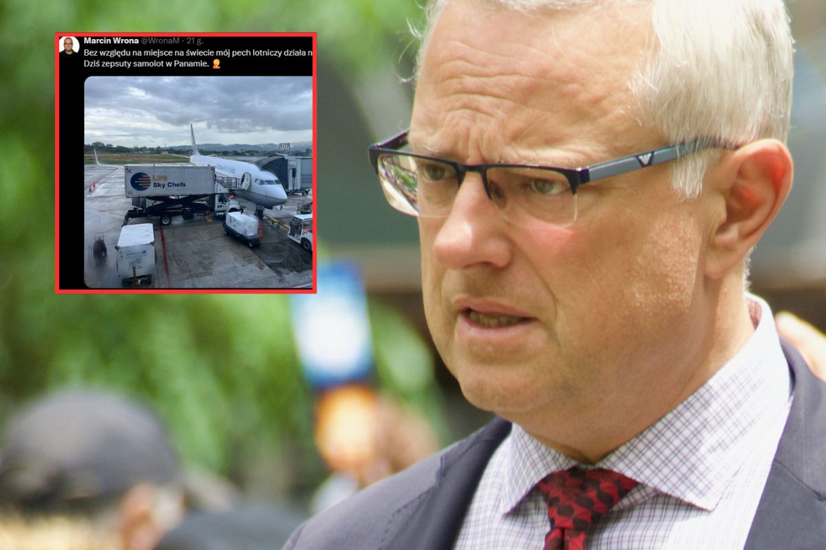 Marcin Wrona utknął na lotnisku w Panamie