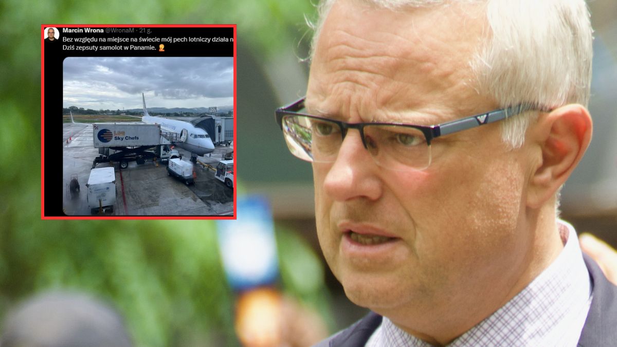 Marcin Wrona utknął na lotnisku w Panamie