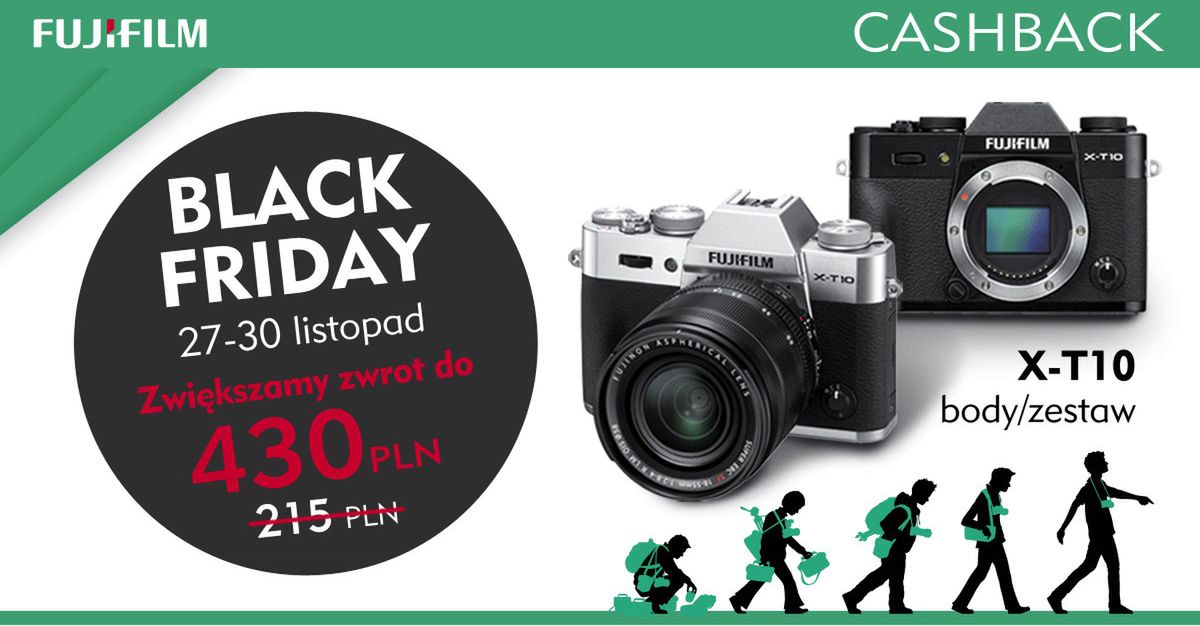 Black Friday i Fujifilm - podwójny cashback do końca miesiąca 1