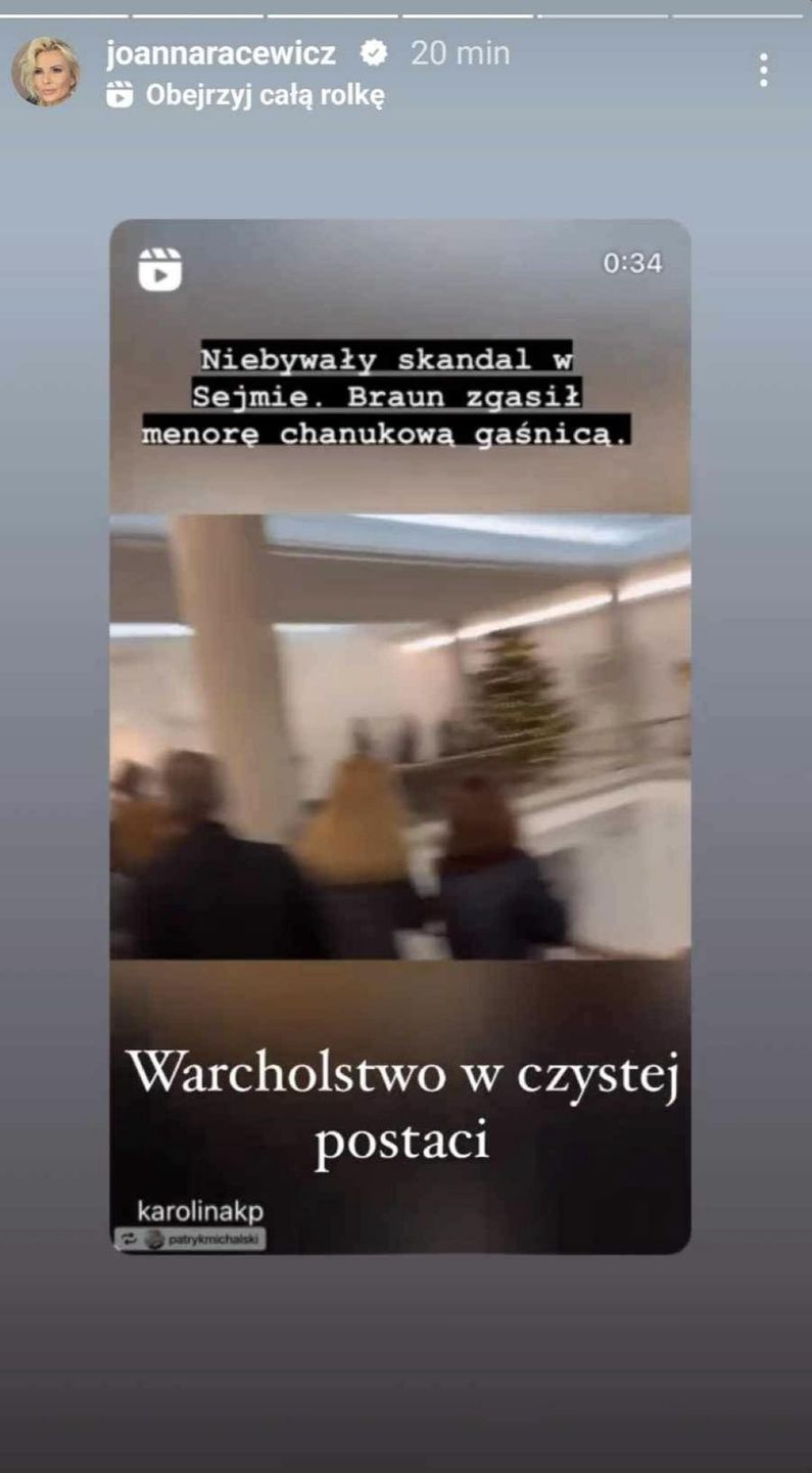 Reakcje celebrytów na zachowanie Grzegorza Brauna