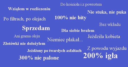 Jak czytać ogłoszenia sprzedaży używanych aut?