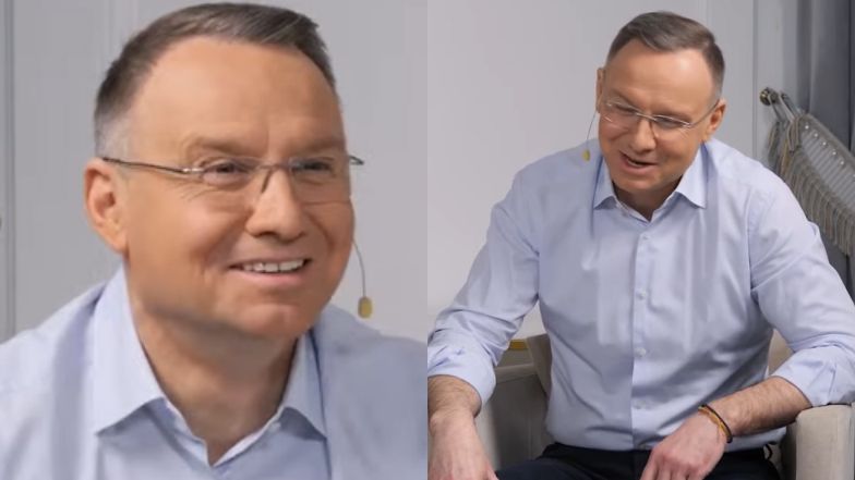 Andrzej Duda w Kanale Zero. Zdradził, jak reaguje na memy o sobie