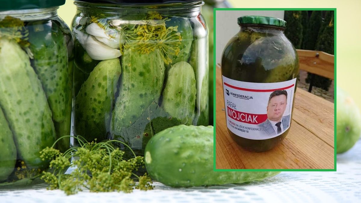 Kandydat Konfederacji twarzą ogórków