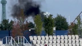 Ewakuacja w turnieju, gdzie gra Świątek. Pożar. Jest nagranie