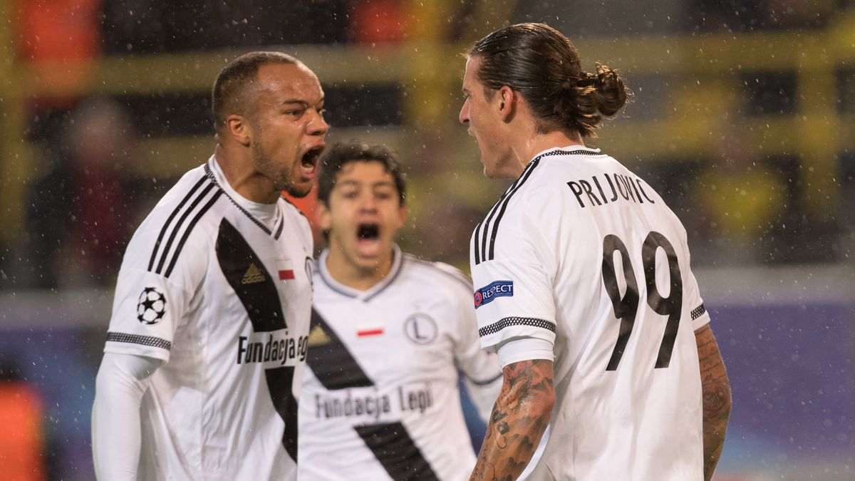 Newspix / Marek Biczyk / Vadis Odjidja-Ofoe i Aleksandar Prijović