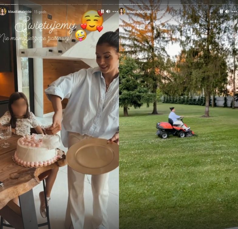 Klaudia Halejcio chwali się nowym domem